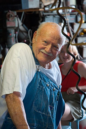 23 Dad Smiling in the Garage
