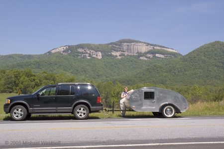 Teardrop at Table Rock South Carolina