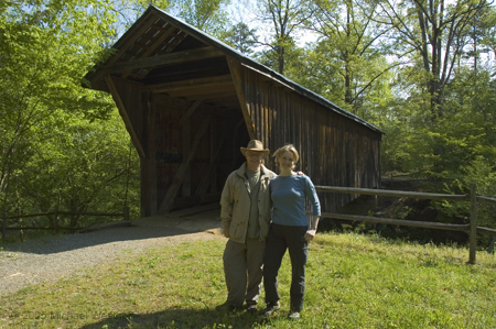 Bunker Hill Covered Bridge with Us