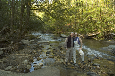 Michael and Sue at Sliding Rock