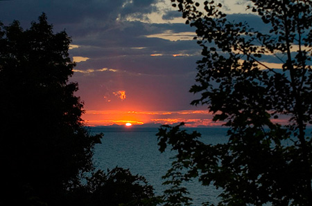 Lake Superior Sunset Landscape